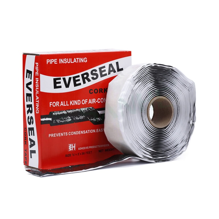 Everseal pipe insulating tape for air conditioning and HVAC systems, prevents condensation and leaks, easy to apply, suitable for all kinds of air conditioning pipes.